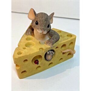 Charming Tails Fitz and Floyd Say Cheese Mouse Figurine 89/167
